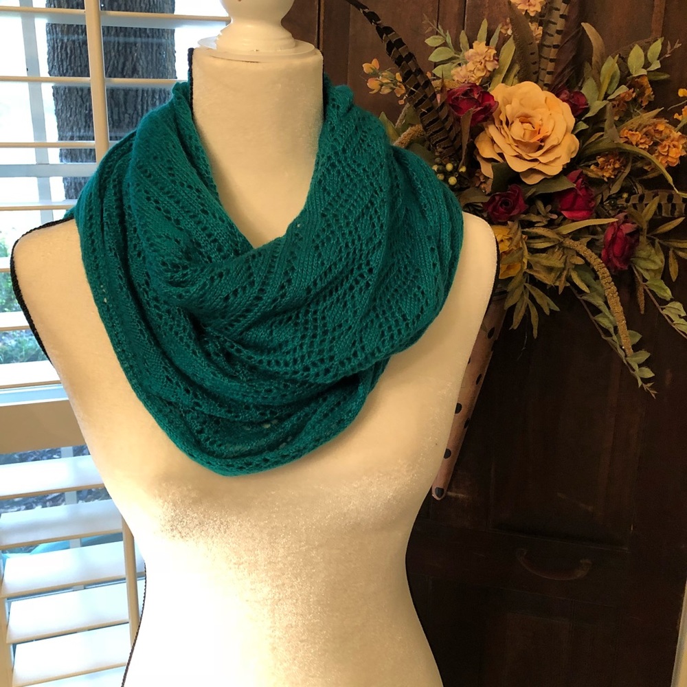 Turquoise Infinity Scarf